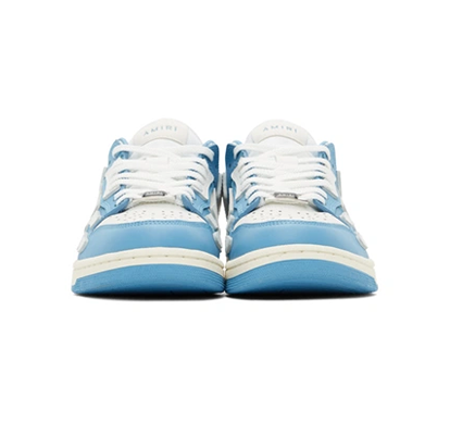 Amiri Skel Bones Low Top White Blue