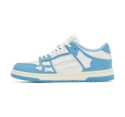 Amiri Skel Bones Low Top White Blue