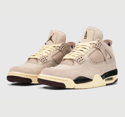 A Ma Maniere x Air Jordan 4 Fossil Stone