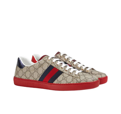 Gucci Ace Leather Low Trainers