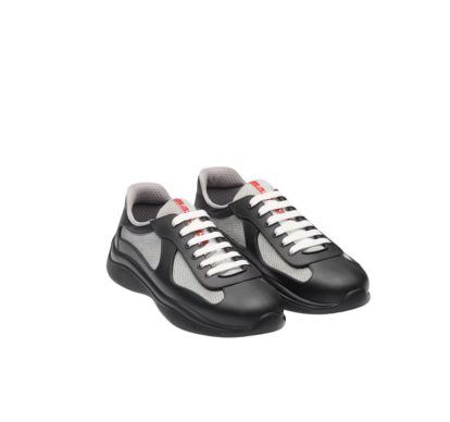 Prada America's Cup Soft Rubber Sneakers Black