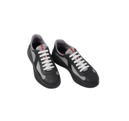 Prada America's Cup Soft Rubber Sneakers Black