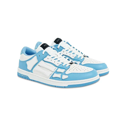 Amiri Skel Bones Low Top White Blue