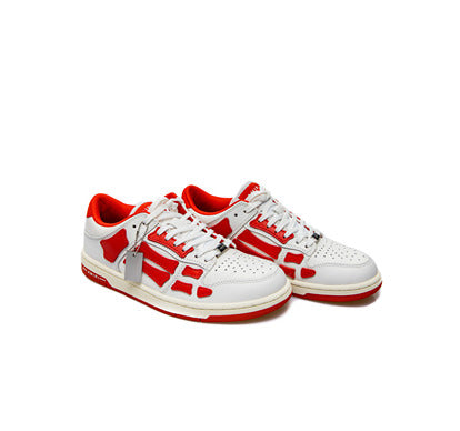 Amiri Skel Bones Low Top White Red