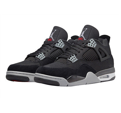 Air Jordan 4 Black Canvas