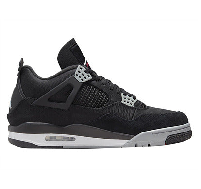 Air Jordan 4 Black Canvas