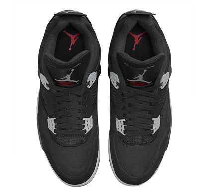 Air Jordan 4 Black Canvas