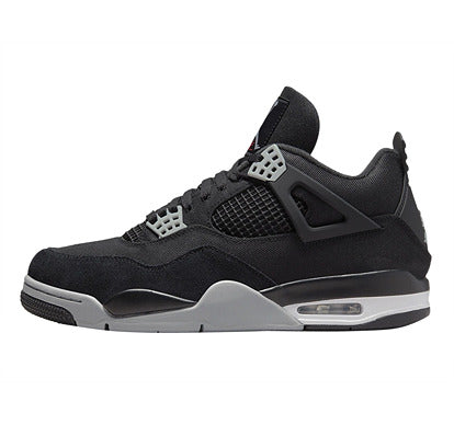 Air Jordan 4 Black Canvas