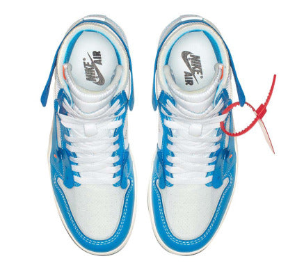 OFF-WHITE x Air Jordan 1 High Powder Blue