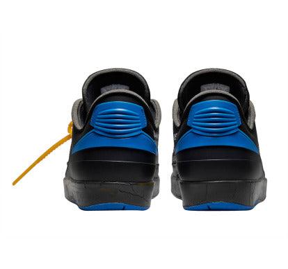 Off-White x Air Jordan 2 Low Black Varsity Royal