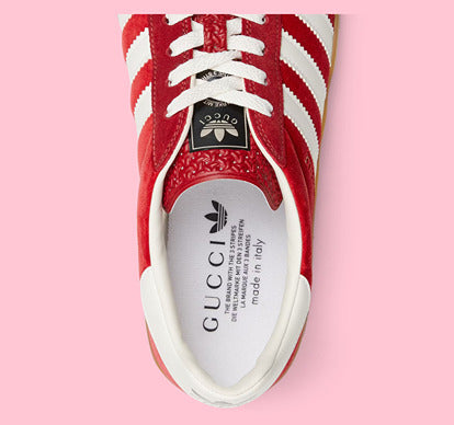 Adidas x Gucci Gazelle sneaker Red Velvet