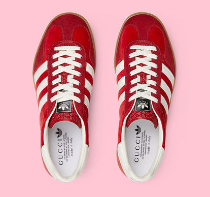 Adidas x Gucci Gazelle sneaker Red Velvet